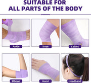 OK TAPE Pre Wrap Tape (4-Rolls) - Athletic Foam Underwrap for Sports, Protect for Ankles Wrists Hands and Knees, 2.75 Inches x 30 Yards - Black/Pink/Beige/White