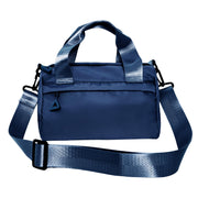 Mini Black Gym Bag Sport Bag Adjustable Small Duffle Bag Detachable Strap Gym Tote For Women Small Duffle Bag (Blue)