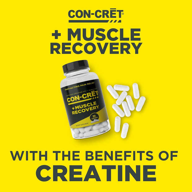 ProMera Sports Muscle Recovery, Concentrated Creatine and Alpha-GEE®, Supports Muscle Recovery, Reduces Soreness, Restores Muscle Health, 90 Capsules