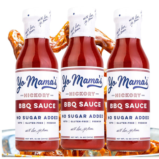 Yo Mama's Foods Keto Classic Ketchup – Pack of (2) - Zero Calorie, No Sugar Added, Low Carb, Vegan, Gluten Free, Paleo Friendly, and Made with Whole Non-GMO Tomatoes!