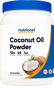 Nutricost Coconut Oil Powder 2 LBS (90 Servings) - Non-GMO And Gluten-Free - Premium Quality