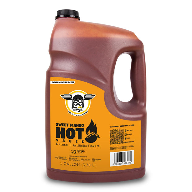 Mr Wings Chipotle Pepper & Orange Mild Sauce 1 Gallon (128 Fl Oz). Authentic consistent chili sauce, ideal for cooking pork and chicken. Big sauce bulk.