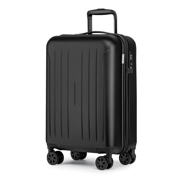 KYME Suitcase Hardshell With Double Spinner Wheels, PC+ABS TSA Lock Travel Luggage (Pink, 2Pcs Set(20"/24"))