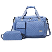 Small Gym Bag for Women, Travel Duffle Bag Carry On Weekender Bag with Shoe Compartment