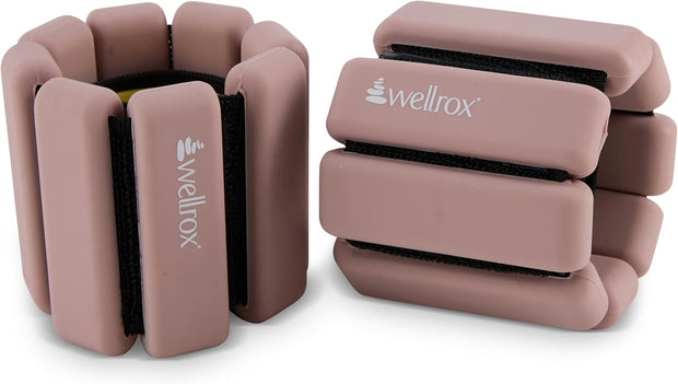 Weighted Bangles – Adjustable Ankle and Wrist Weights for Women & Men – Set of Ankle Weights 2 lbs (1 lb Each Wrist Weight) | Weighted Arm Bands for Pilates, Yoga, Running & Walking