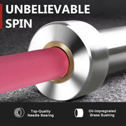 PROOFGOLD 6.6ft/7ft Olympic Barbell Bar 35Lb(15kg)/45LB(20kg) Barbell,Bench Press Bar for Squats and Deadlifts,Olympic Weight Bar for Home Gym,Womens Mens barbell(2inch),500LB/700LB/1000LB