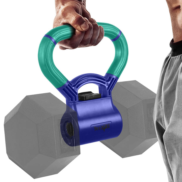 Yes4All Kettlebells Grip, Dumbbell Grip Handle, Convert Dumbbells into Kettlebell for Home Gym, Kettlebell for Weights Plate