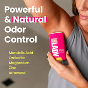 Super Fresh Lady Natural Deodorant Stick for Women Aluminum Free Whole Body Odor Control for Armpits Underboob Thighs Crotch and Lady Parts Coconut Vanilla Scent Twin Pack for Sensitive Skin Freshness
