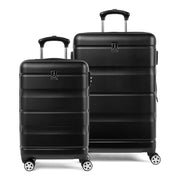Travelpro Runway 2 Piece Luggage Set, Carry-on & Convertible Medium to Large 28-Inch Check-in Hardside Expandable Luggage, 8 Spinner Wheels, TSA Lock, Hardshell Suitcase, White