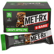 MET-Rx Big 100 Granola Protein Bar, Meal Replacement Bar, 28 G Protein, Chocolate Chip, Pack of 9