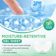 OK TAPE Cooling Patch for Knee Pain & Sprain, Soft Gel Patch with Menthol and Hydrogel Tech, Instant Relief from Discomfort, 10 Count (5.5in x 3.5in)