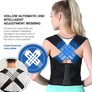 Posture Corrector for Women and Men,Adjustable Shoulder Straightener,Back Support Brace,Upper Spine scoliosis, hunchback (Medium)