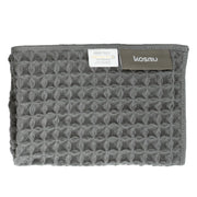 Luxury Japanese Cotton Waffle Bath Towel | Plush, Absorbent, and Quick Dry (Coral Orange, Hand Towel, 32" x 16")