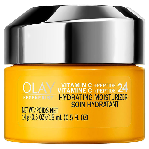 Olay Vitamin C MAX Face Moisturizer, Brightening Cream for Women, Hydrating, Evens Tone, Dark Spot & Hyperpigmentation Reduction, Glowing Skin Care - Niaciniamide, Peptides 1.7 Oz