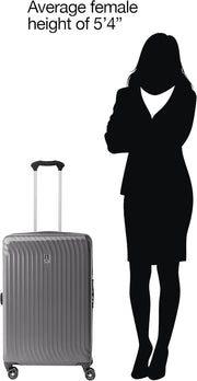 Travelpro Maxlite Air Hardside Expandable Luggage, 8 Spinner Wheels, Lightweight Hard Shell Polycarbonate, Shadow Grey, 2-Piece Set (21/25)