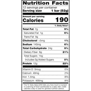 RXBAR Protein Bars, 12g Protein, Gluten Free Snacks, Strawberry, 22oz Box (12 Bars)
