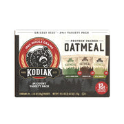 Kodiak Cakes Instant Oatmeal Packets Variety Pack - High Protein - 100% Whole Grains Breakfast Food - Maple & Brown Sugar, Apple Cinnamon, & Chocolate Chip (24 Packets)