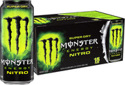 Monster Energy Nitro Super Dry, Maximum Strength, Energy Drink, 16 ounce, (Pack of 15)