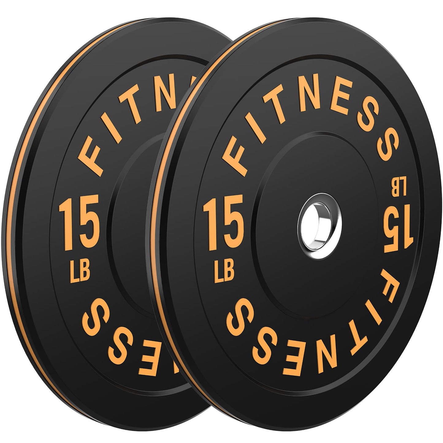 2 Inch Bumper Plates，10-500lbs，Barbell Rubber Olympic Weight Plates Set for Home Gym, Strength Training & Weight Lifting, Multiple Options Colors