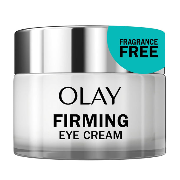 Olay Firming Eye Cream, Fragrance-Free, Collagen Peptide - Firm Skin Around the Eyes, 0.5 Fl Oz