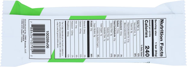 ONE Protein Bar, Almond Bliss, 2.12 oz., Gluten-Free Protein Bar with High Protein (20g) and Low Sugar (1g), Guilt Free Snacking for Healthy Diets