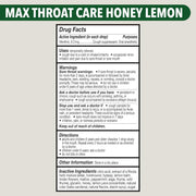 Ricola Max Honey Lemon Throat Care Large Bag | Cough Suppressant Drops | Dual Action Liquid Center | Soothing Long-Lasting Relief - 34 Count (Pack of 1)