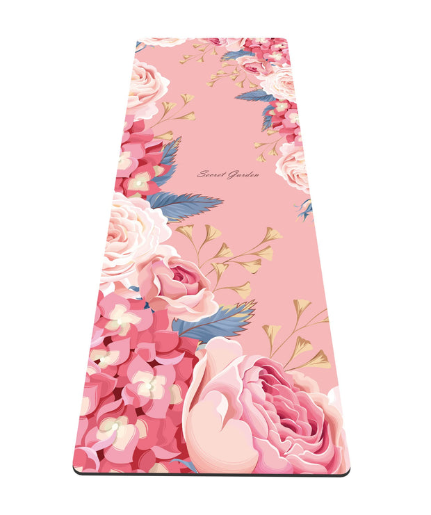 nuveti Yoga Mat Print Extra Thick TPE Non Slip Fitness Exercise Mat with Carrying Bag,72"x24" Extra Thick 6MM Exercise & Workout Mat for Yoga, Pilates Fitness and Floor Exercises