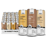 Slate Milk - High Protein Milk Shake - French Vanilla - Lactose Free, 20g Protein, 1g Sugar, 100 Calories, 1g Net Carbs, No Added Sugar - Natural, Breakfast Boost, Post Workout - 11 fl oz, 12 Cans