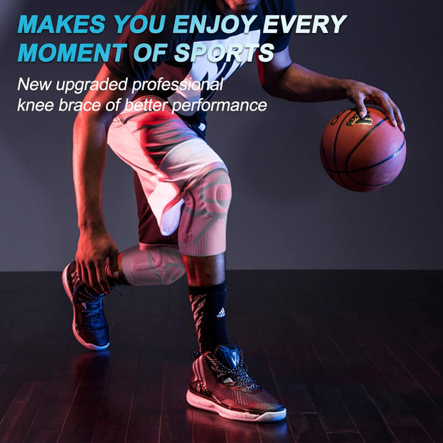 NEENCA Knee Brace for Knee Pain Relief, Medical Knee Support with Patella Pad & Side Stabilizers, Compression Knee Sleeve for Meniscus Tear, ACL, Arthritis, Joint Pain, Runner, Sport- FSA/HSA APPROVED