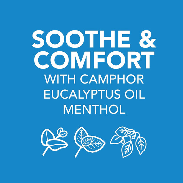 Vicks VapoRub, Original, Cough Suppressant, Topical Chest Rub & Analgesic Ointment, Medicated Vicks Vapors, Relief from Cough Due to Cold, Aches & Pains, 6oz (2 Count)