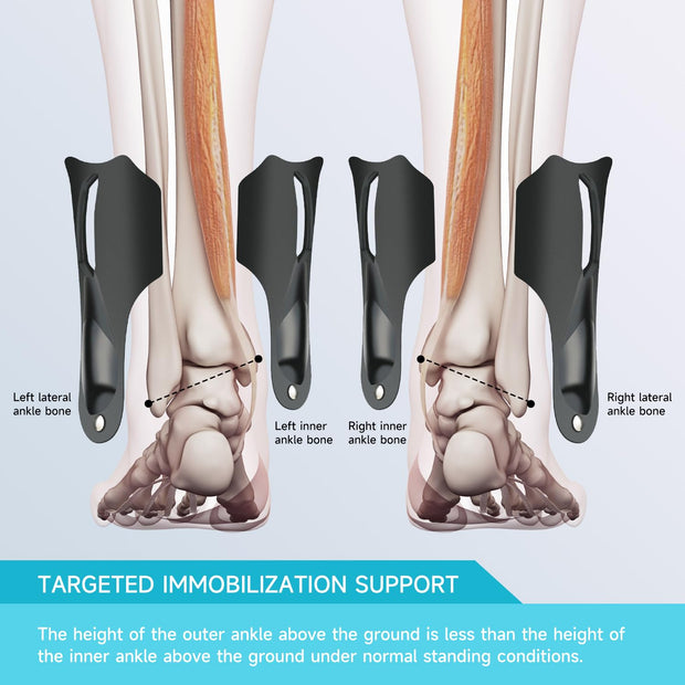 Left Ankle Brace for Women & Men - Ankle Support Sprained Ankle Brace for Achilles,Tendon,Sprain,Injury Recovery,Ankle Support Brace for Running, Basketball, Football (Grey,S,Left)