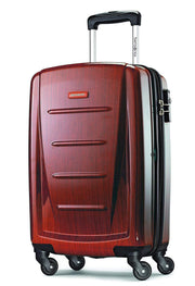 Samsonite Winfield 2 Hardside Expandable Luggage with Spinner Wheels, Burgundy, Checked-Medium 24-Inch