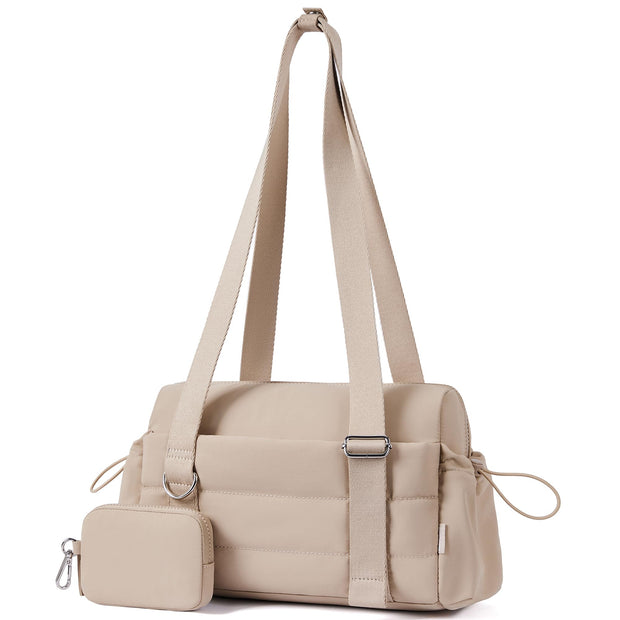 Small Gym Bag for Women 2 Set Mini Gym Duffle Bag with Wet Compartment and Coin Wallet, Gym Tote Bag for Workout/Sport/Travel