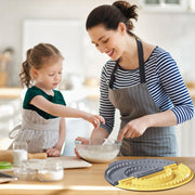 Tortilla Sealer,SELERS,Tacos tortilla crimper Maker Large,Removable & Adjustable 4"-6''-8" Crust,For Burritos,Pasties,Tortilla,Dumplings,Sandwich,Grey Yellow