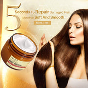 Magical Keratin Hair Treatment Oil, 2pcs Advanced Molecular Hair Roots Professtional Hair Conditioner, 5 Seconds to Restore Soft Hair, Deep Suitable for Dry & Damaged Hair-60ml