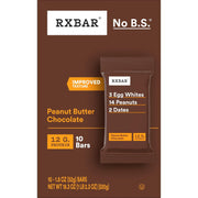 RXBAR Protein Bars, Protein Snack, Snack Bars, Peanut Butter Chocolate, 18.3oz Box (10 Count)