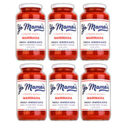Yo Mama's Foods Keto Marinara Pasta Sauce - (3) 12.5 Ounce Jars - No Sugar Added, Low Carb, Low Sodium, Gluten Free, Paleo Friendly, and Made with Fresh, Non-GMO Tomatoes