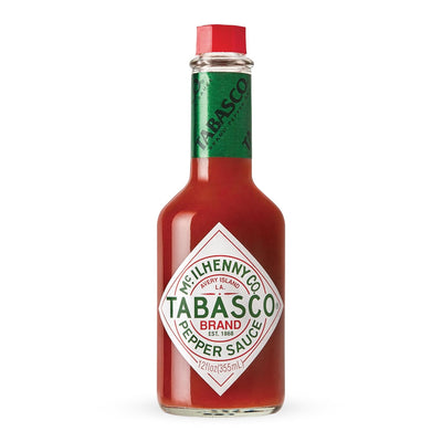 TABASCO Brand Original Red Pepper Hot Sauce, Medium Heat, Glass Bottle, Classic & Versatile Flavor, Three Simple Ingredients, Great for Dips, Tacos, Eggs, Pizza, Oysters & More, 12 Fl Oz (Pack of 1)