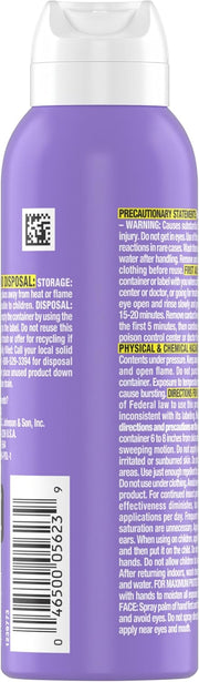 OFF! Clean Feel Travel Size Insect Repellent Aerosol, Fragrance-Free Bug Spray for Lasting Protection from Mosquitoes, 2.5 oz