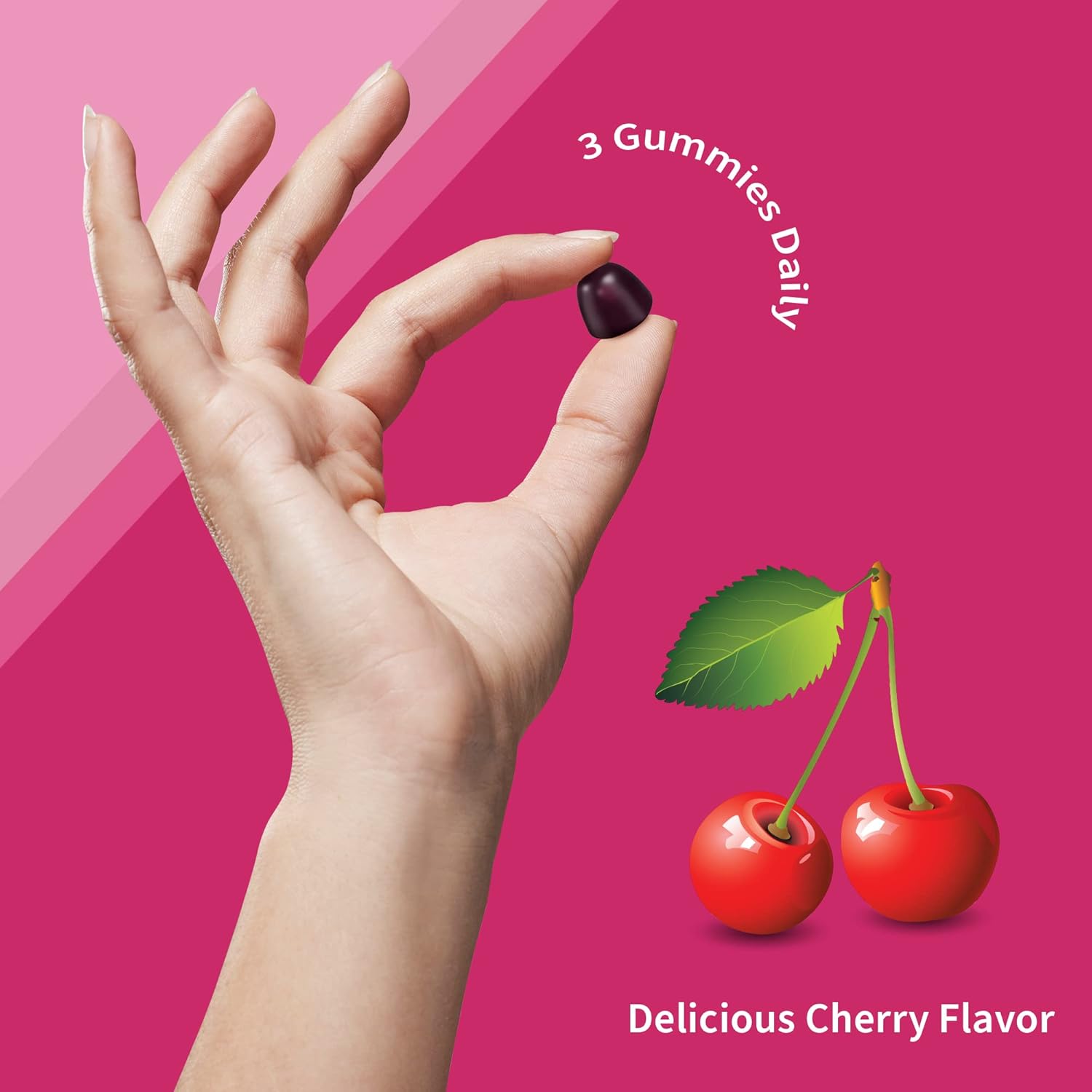 Garden of Life Vitamin Code Women’s Multivitamin Gummy with Iron: Folate, Biotin, D3 & B12 for Hair, Skin & Nails + Probiotics for Immune Health & Digestion, Non-GMO, Gluten-Free, 90 Cherry Gummies
