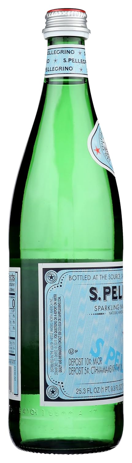 SAN PELLEGRINO Sparkling Mineral Water, 25.3 FZ