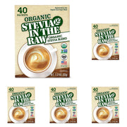 Stevia In The Raw Organic Stevia Sweetener Packets, 300 Ct, Zero Calorie Stevia Sugar Substitute Packets, No Erythritol or Artificial Flavors, USDA Organic, Non-GMO Project Verified, Vegan