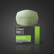 DOVE MEN + CARE 3 in 1 Cleanser for Body, Face, and Shaving to Clean and Hydrate Skin Extra Fresh Body and Facial Cleanser More Moisturizing Than Bar Soap 3.75 oz 6 Bars