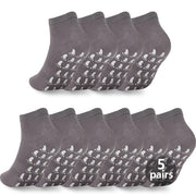 Pilates Grip Socks for Women Men Cute Non Slip Grippy Socks Woman for Yoga Barre Trampoline Hospital