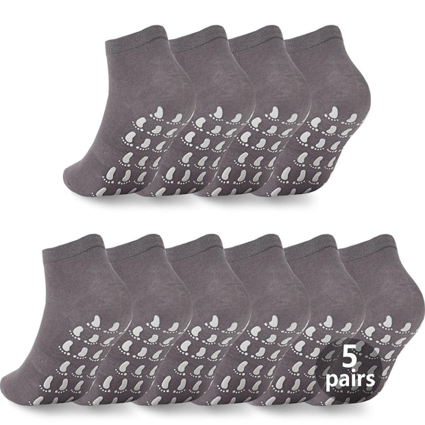 Pilates Grip Socks for Women Men Cute Non Slip Grippy Socks Woman for Yoga Barre Trampoline Hospital