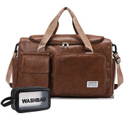 Small Gym Bag for Women, Travel Duffle Bag Carry On Weekender Bag with Shoe Compartment