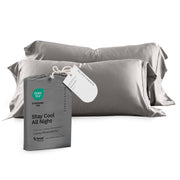 Olive + Crate Tencel Eucalyptus Pillowcases - 100% Tencel Lyocell Cooling Pillow Cases for Hot Sleepers - Hypoallergenic, Moisture-Wicking, Silk Alternative, Vegan - King Size Set of 2 [Moss]