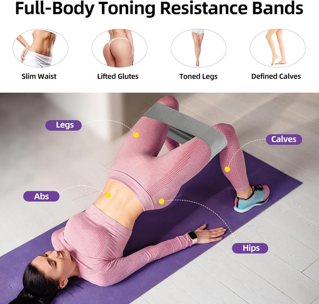 Pilates Ring Set – Pilates Kit for Home Workouts with Ball, Resistance Bands, Sliding Discs & Grip Socks, Portable Pilates Essentials Accessories for Women Beginners, 9 in 1 Pilates Equipment