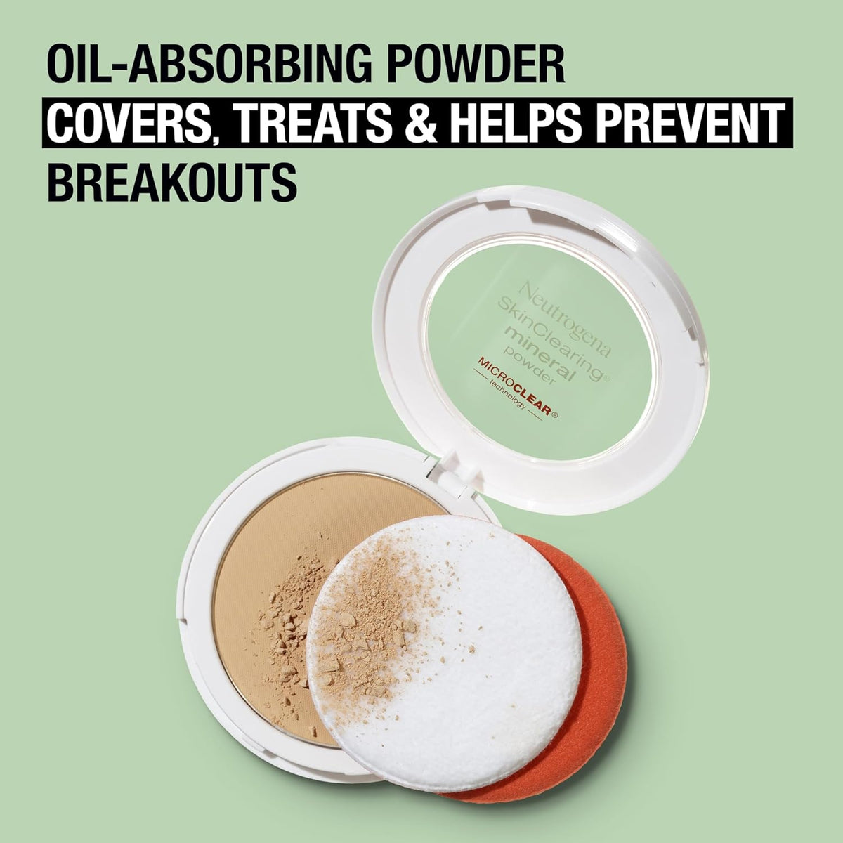 Neutrogena SkinClearing Pressed Mineral Powder Compact for Acne Prone