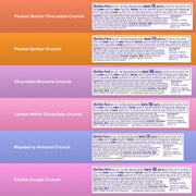 MOSH Variety Pack Keto Protein Bars, High Fiber, Low Carb, Gluten Free, High Protein, Brain Healthy Snack with Ashwagandha, Lion's Mane, 15 Count